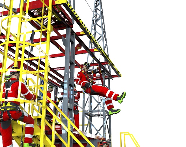 г.Муром. В Муроме установили современный тренажер для обучения работам на высоте